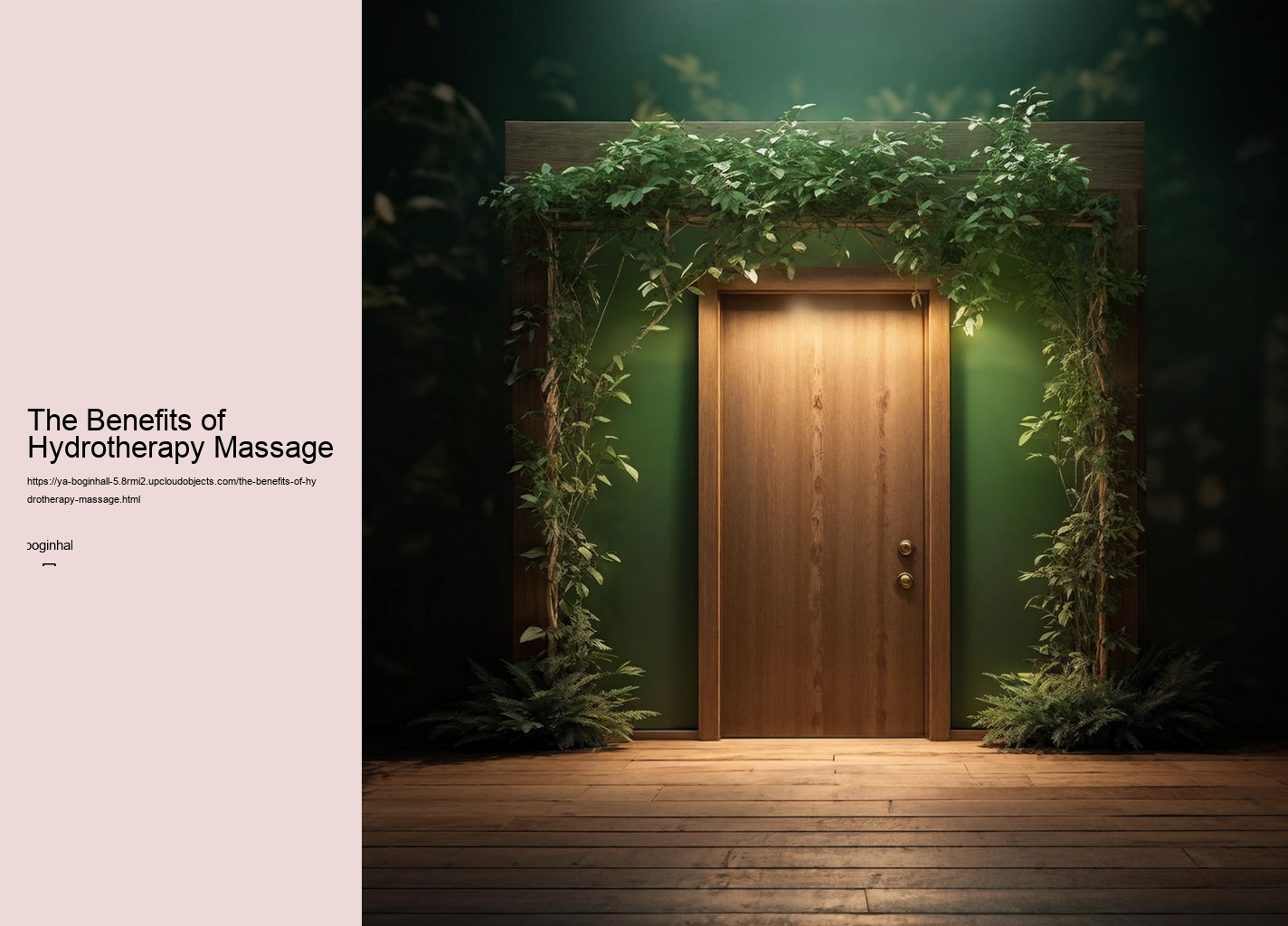 The Benefits of Hydrotherapy Massage