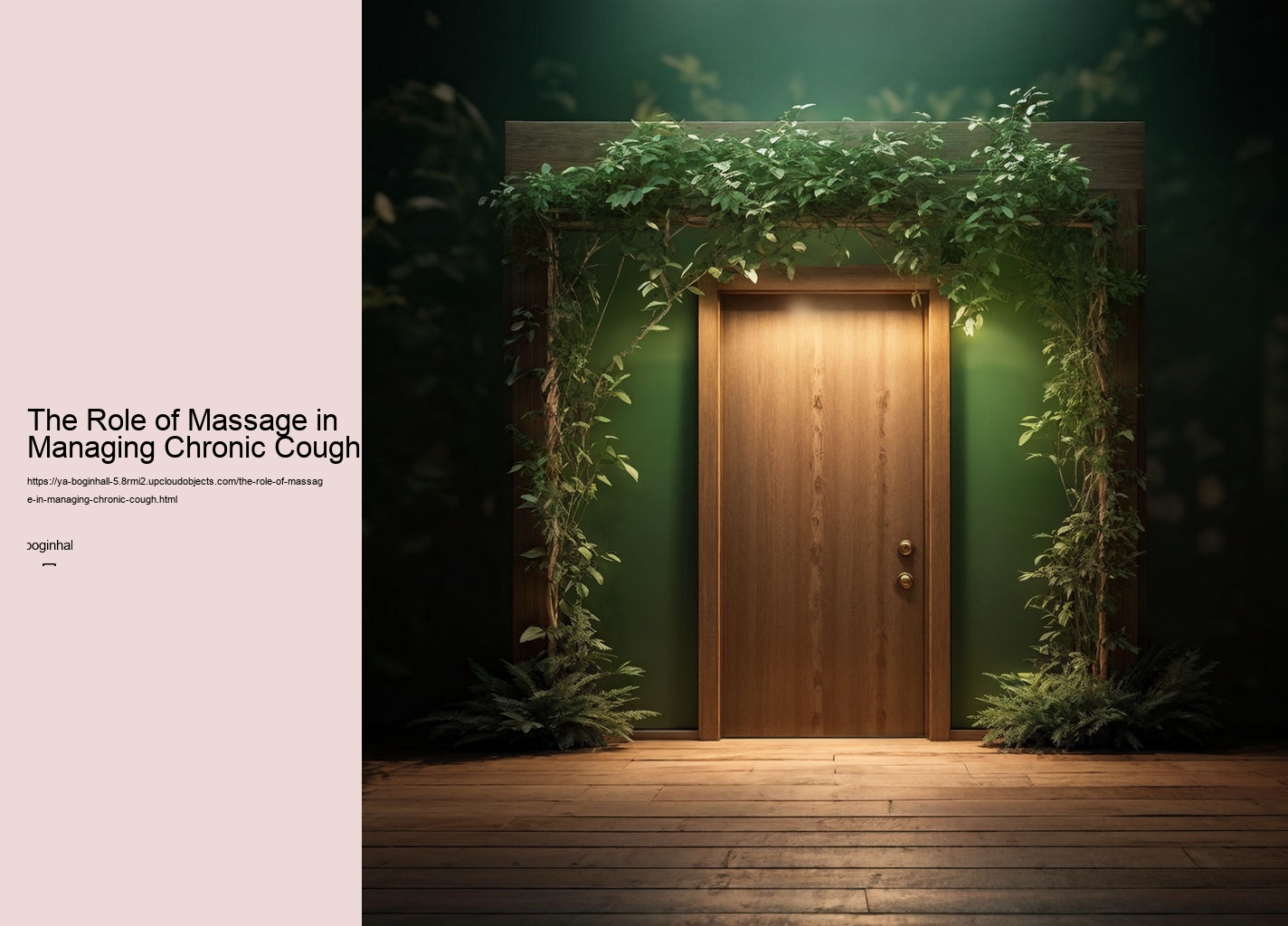 The Role of Massage in Managing Chronic Cough